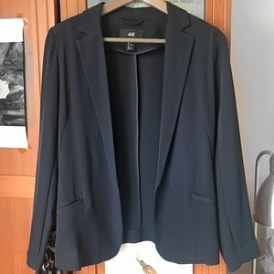 H&M Lightweight Blazer (Navy)
